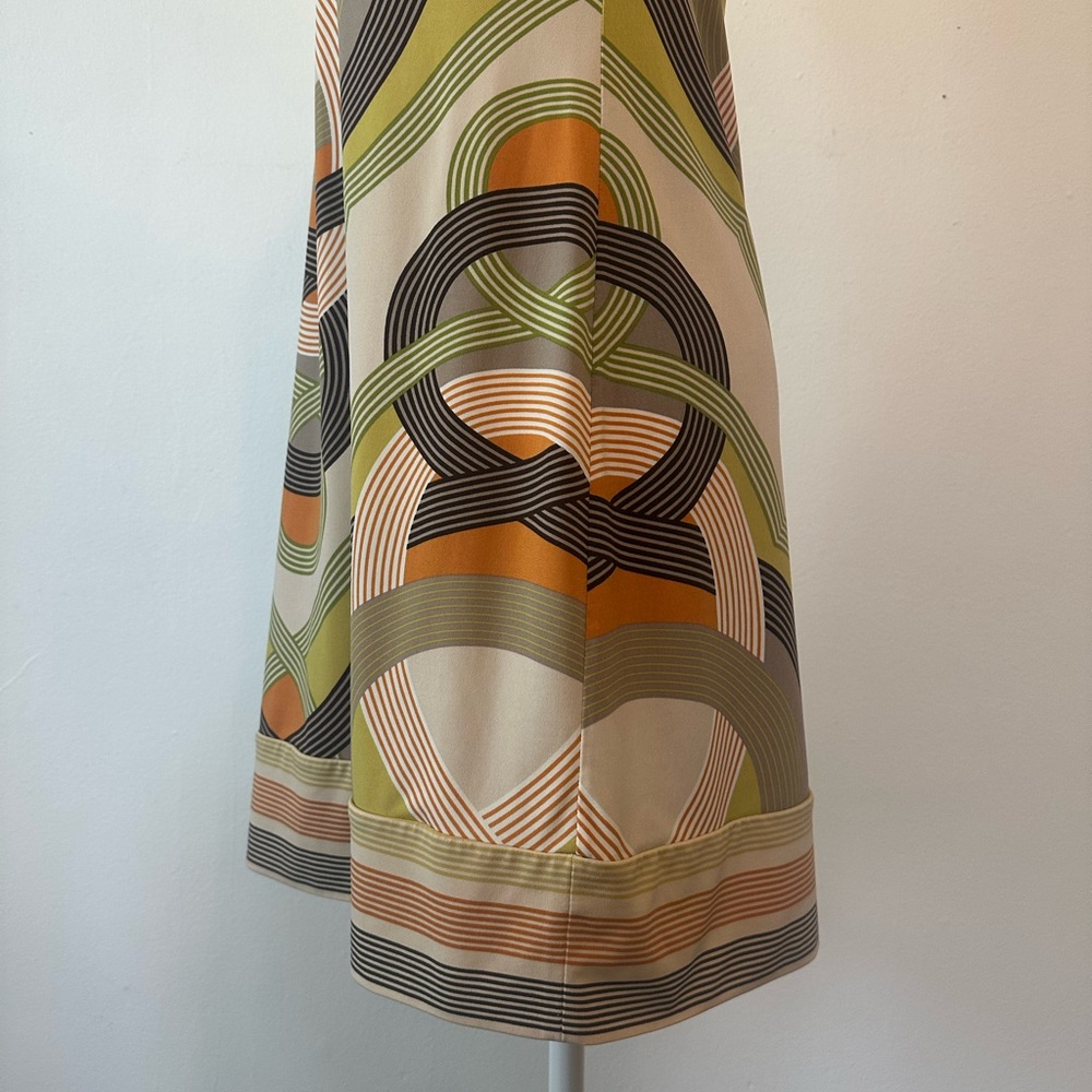 Bcbg Abstract Mod Geometric Pattern Halter Dress - image 6